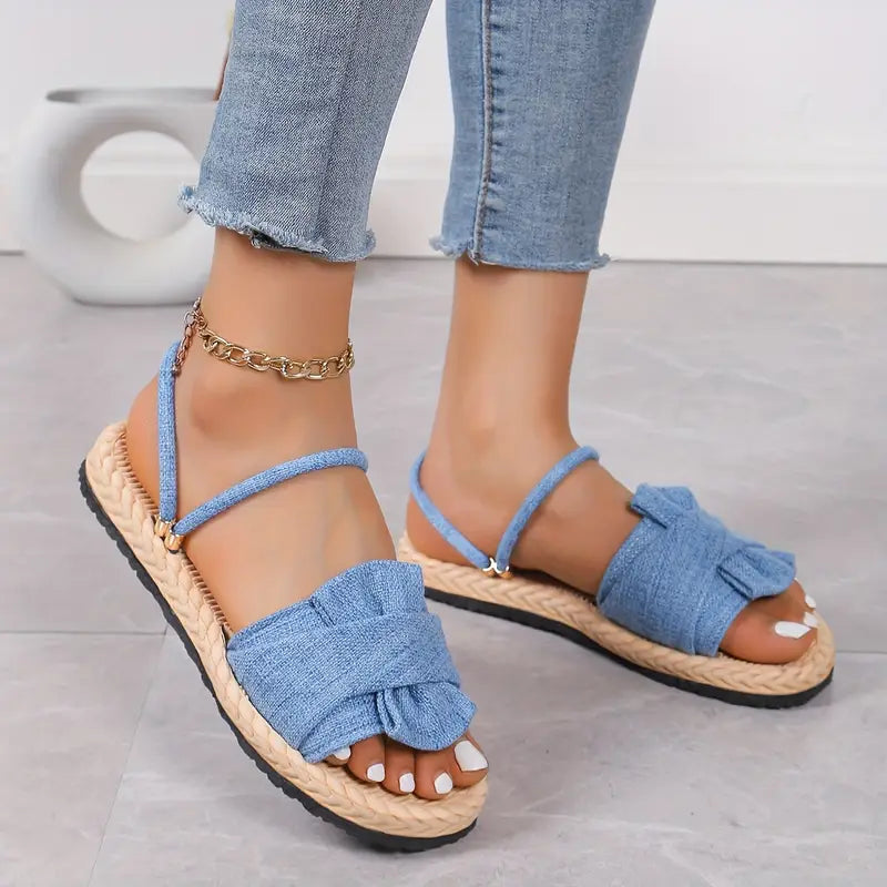 Lovi – Charming Bow Open-toe Sandals