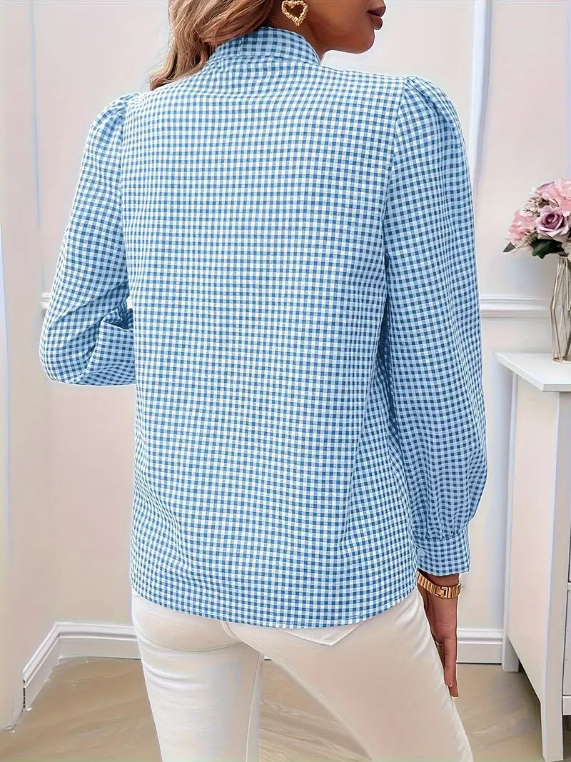 Liv – Cotton Bow Tie Blouse