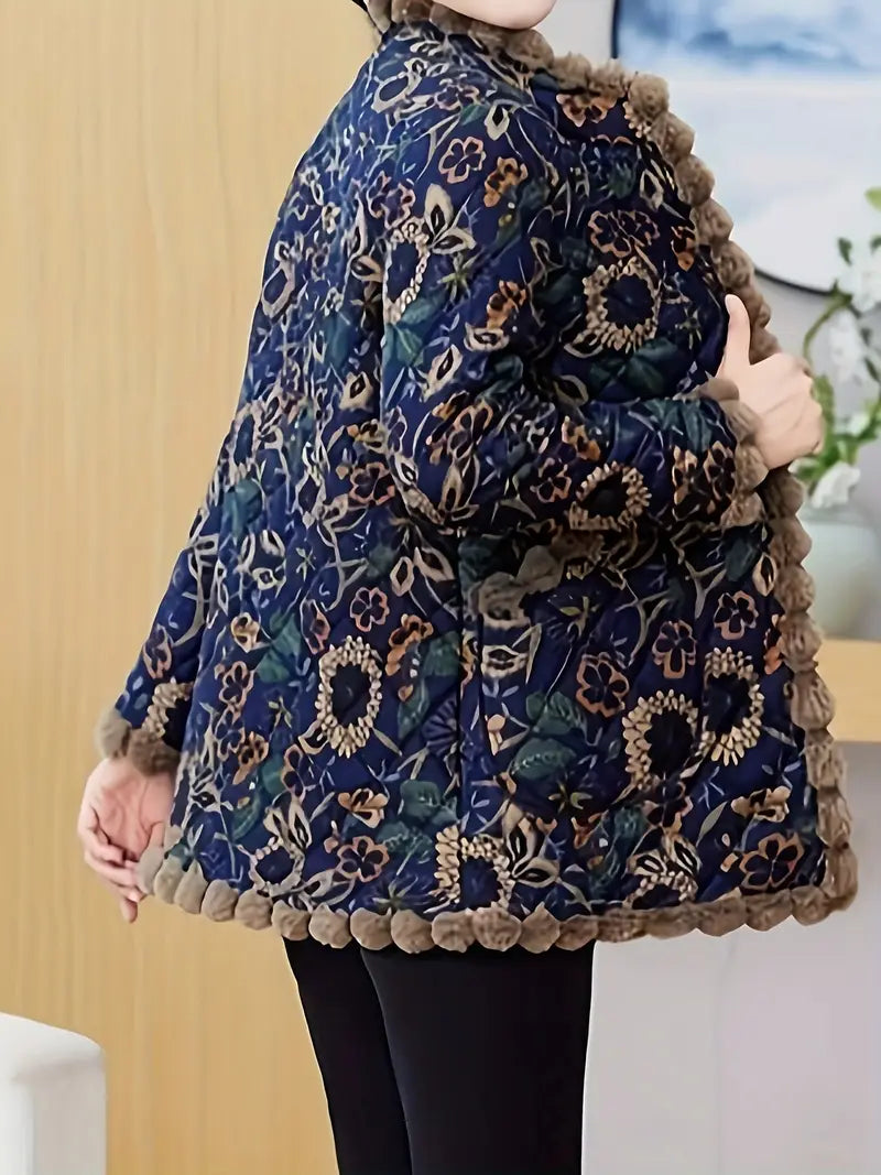 Ruby – Floral  Quilted Jacket