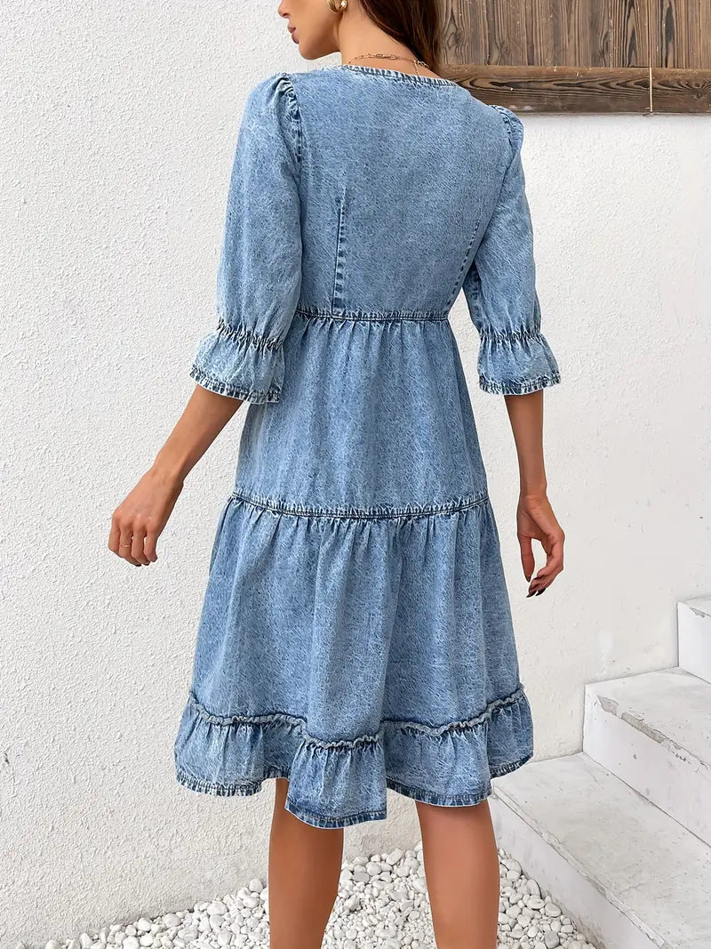 Greer – High-quality Denim Dress