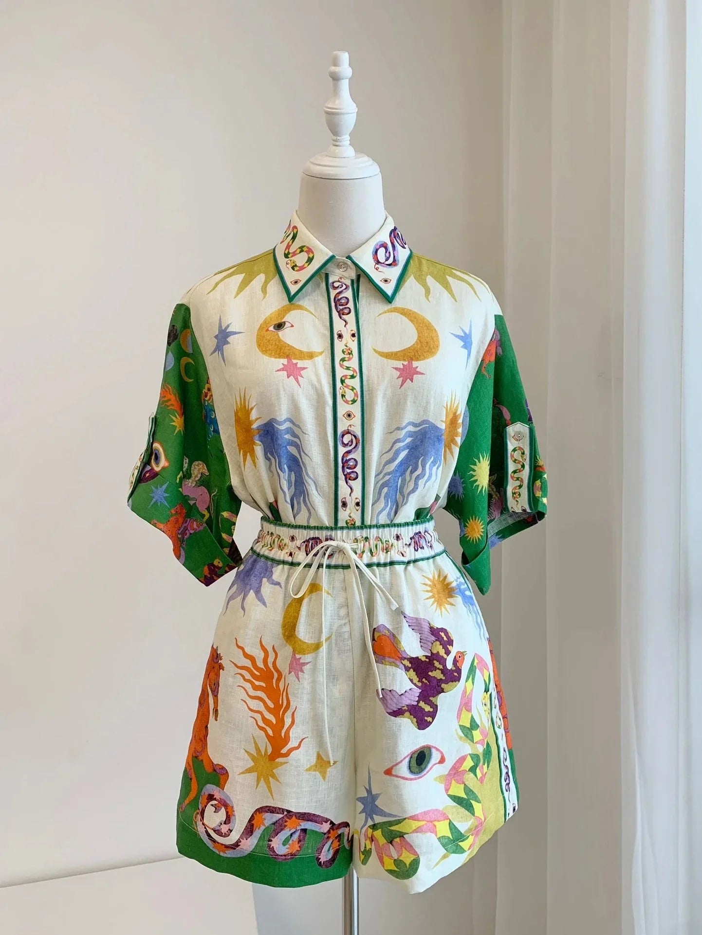Vaelith – Artistic Shirt and Shorts Set