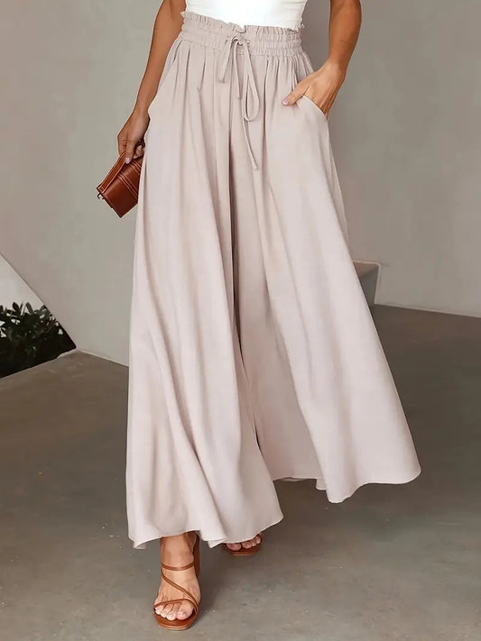 Jewel – High Waist Wide Leg Maxi Palazzo Pants