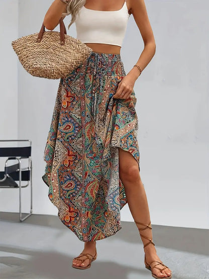 Jennylyn - Boho Print Skirt