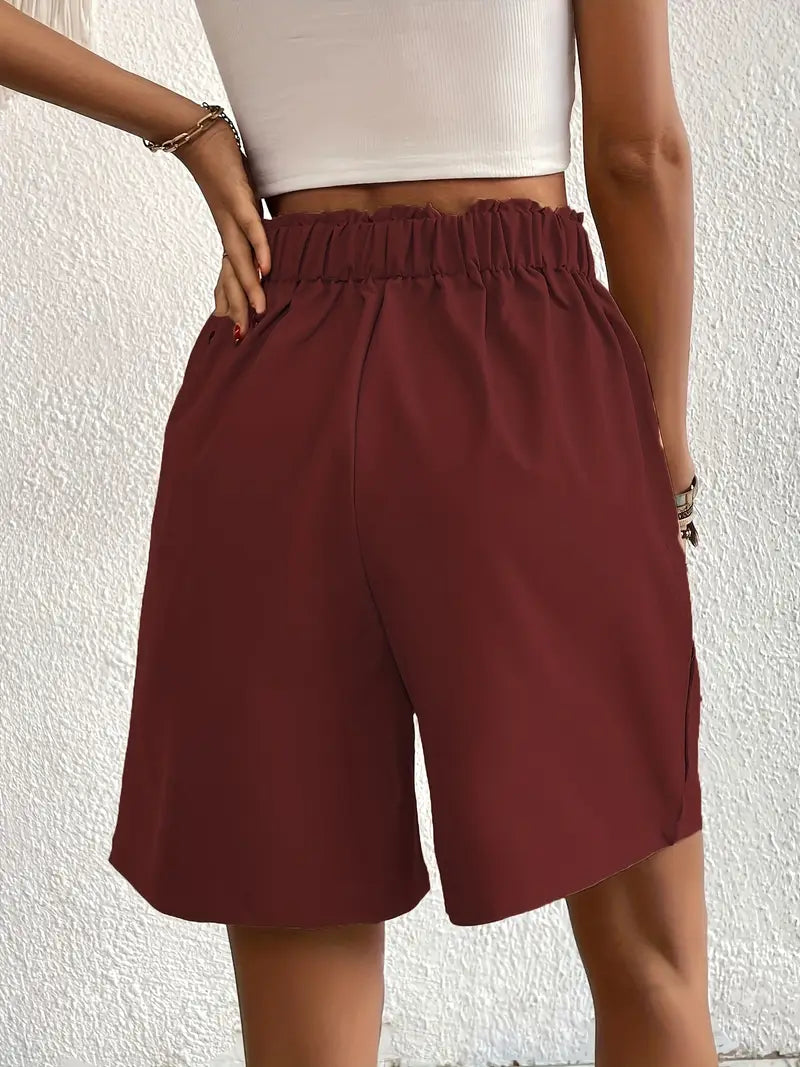 Nyx - High Waist Pleated Shorts