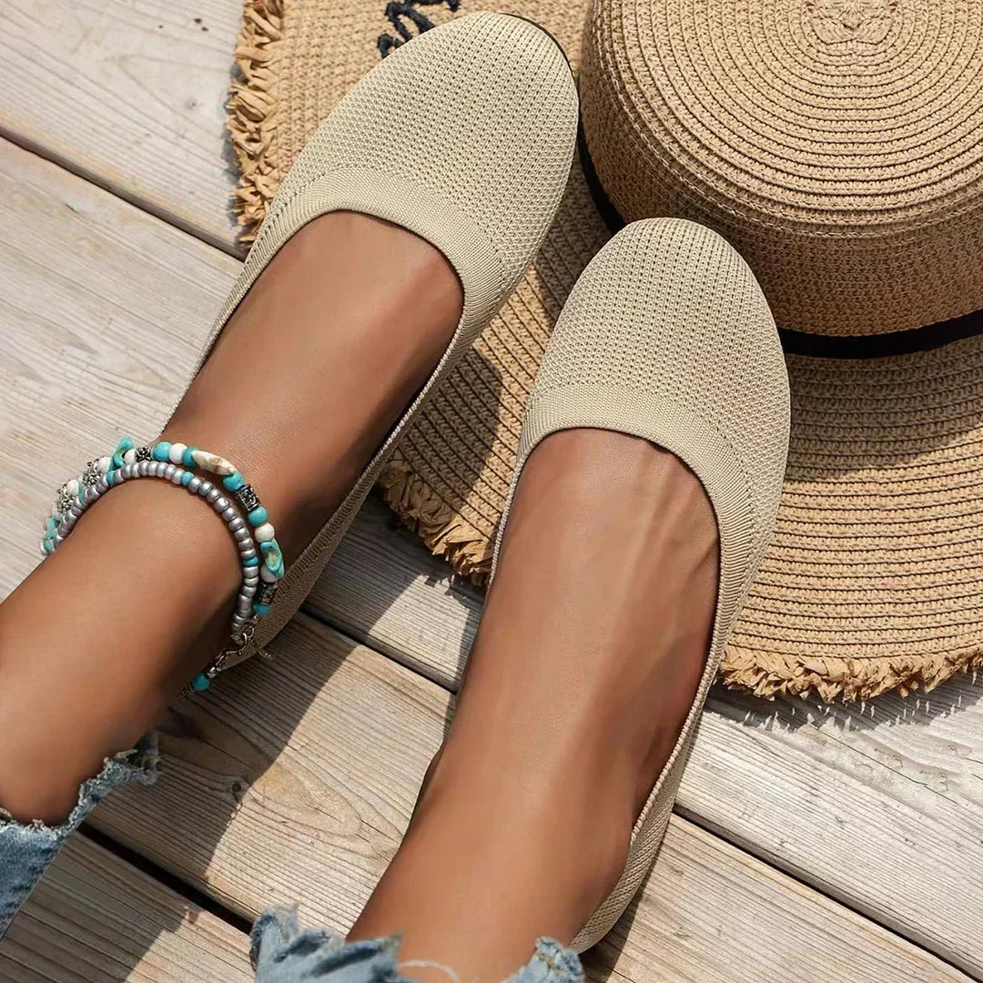 Elka – Comfy Knitted Flats
