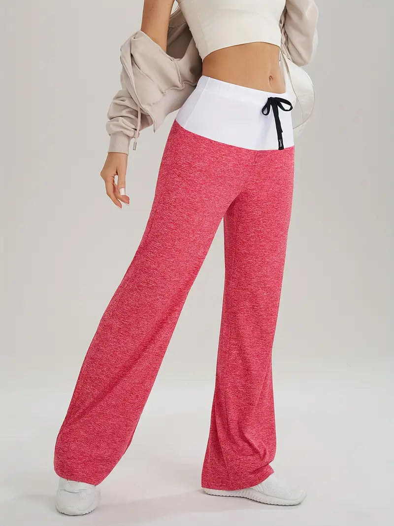 Ravelle – Stylish High-waisted, Wide-leg Sweatpants