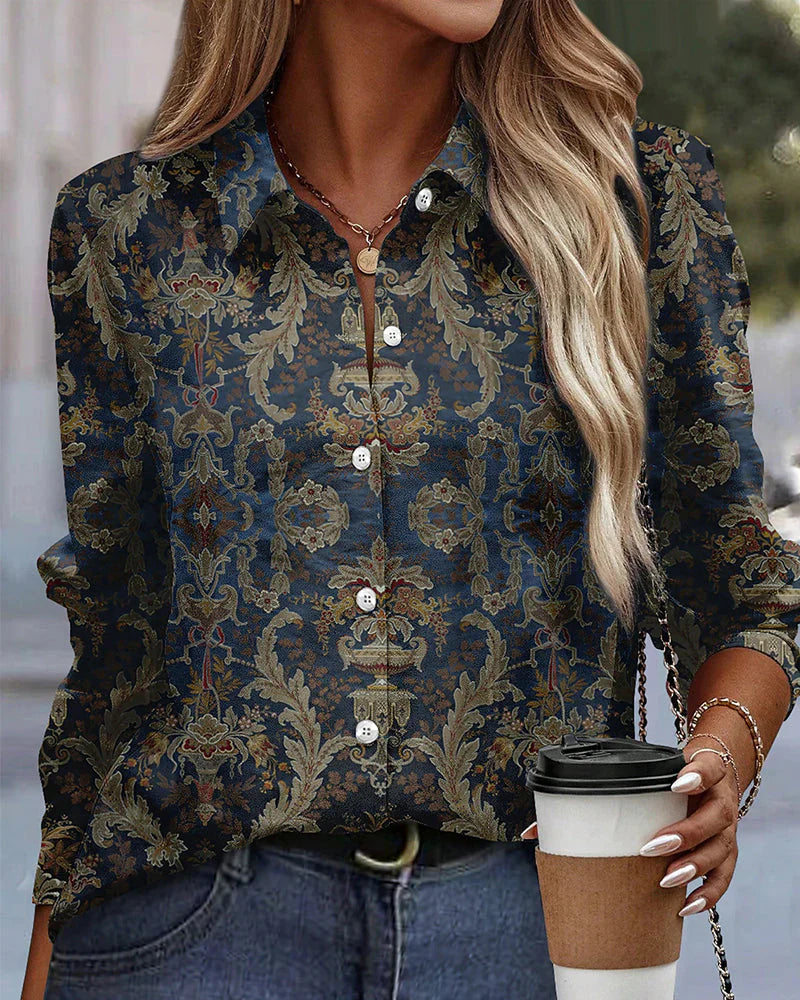 Vexara – Vintage Blouse with Buttons