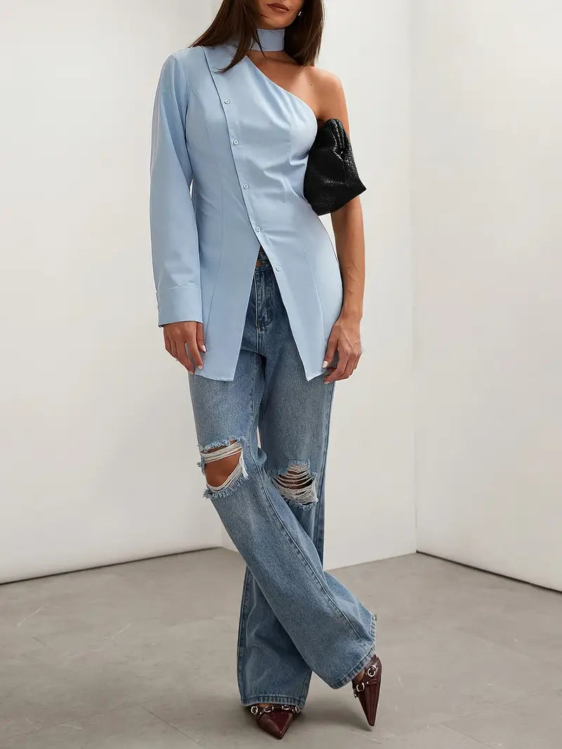 Ronja – Stylish Asymmetric Blouse