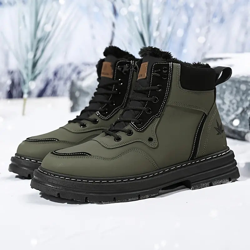 Levi - Men's snow boots with thick sole
