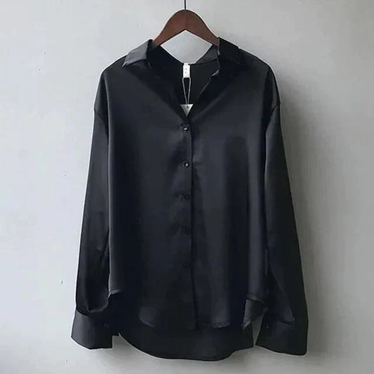 Edwina – Elegant Satin Blouse