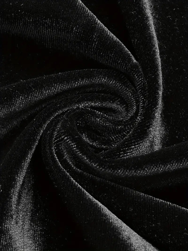 Mimi – Velvet Hooded Jumpsuit