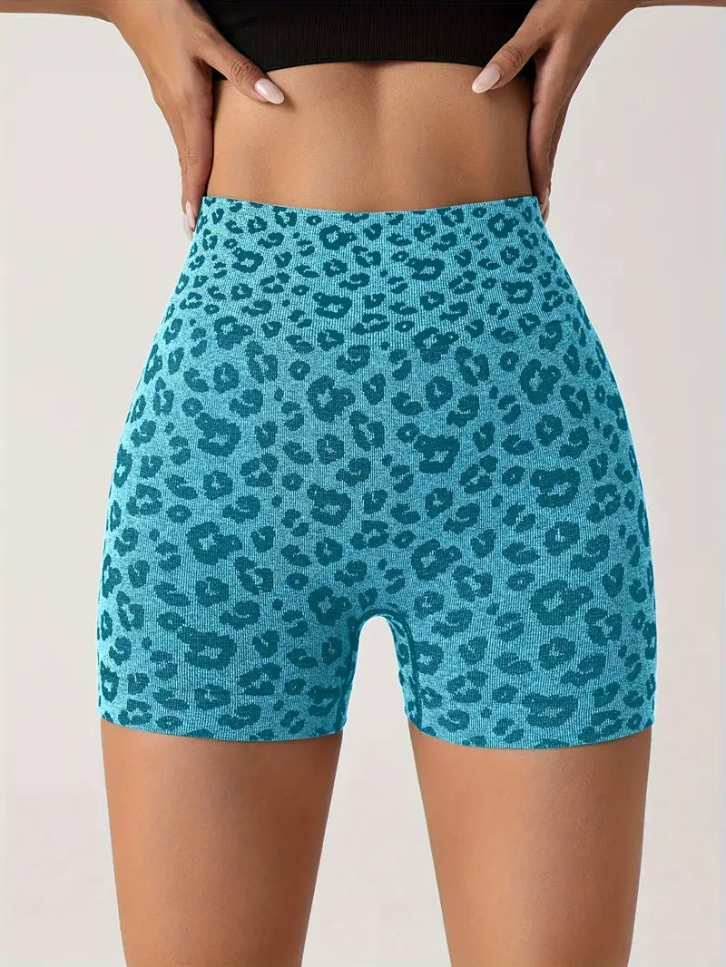 Venice – Seamless Leopard Print Shorts