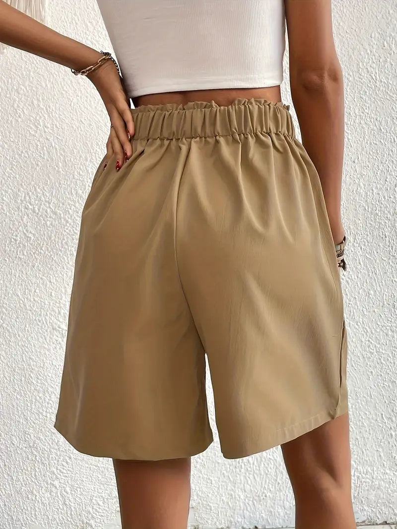 Nyx - High Waist Pleated Shorts