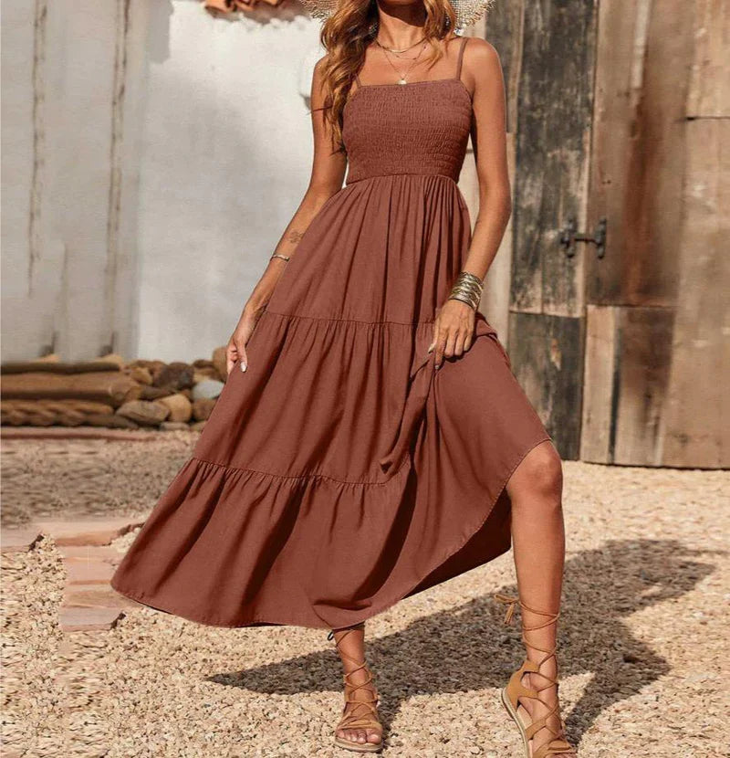 Eliadora – Elegant Tiered Maxi Dress
