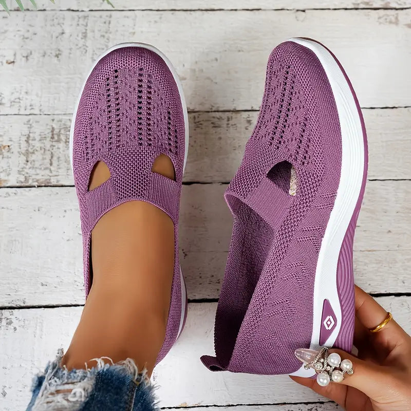 Noire – Breathable Knitted Slip-on Shoes