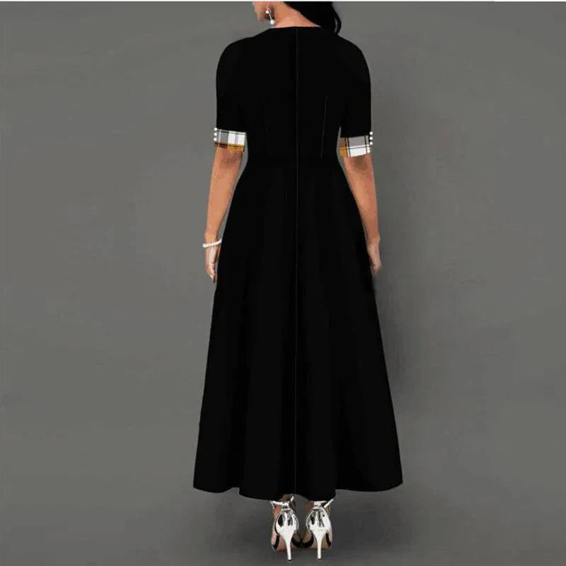 Farida - Plaid Maxi Dress
