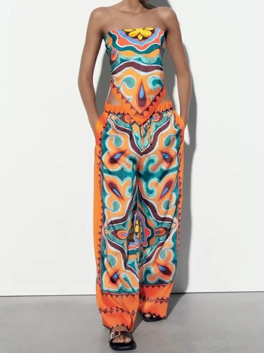 Ayalin – Vibrant Print Summer Set