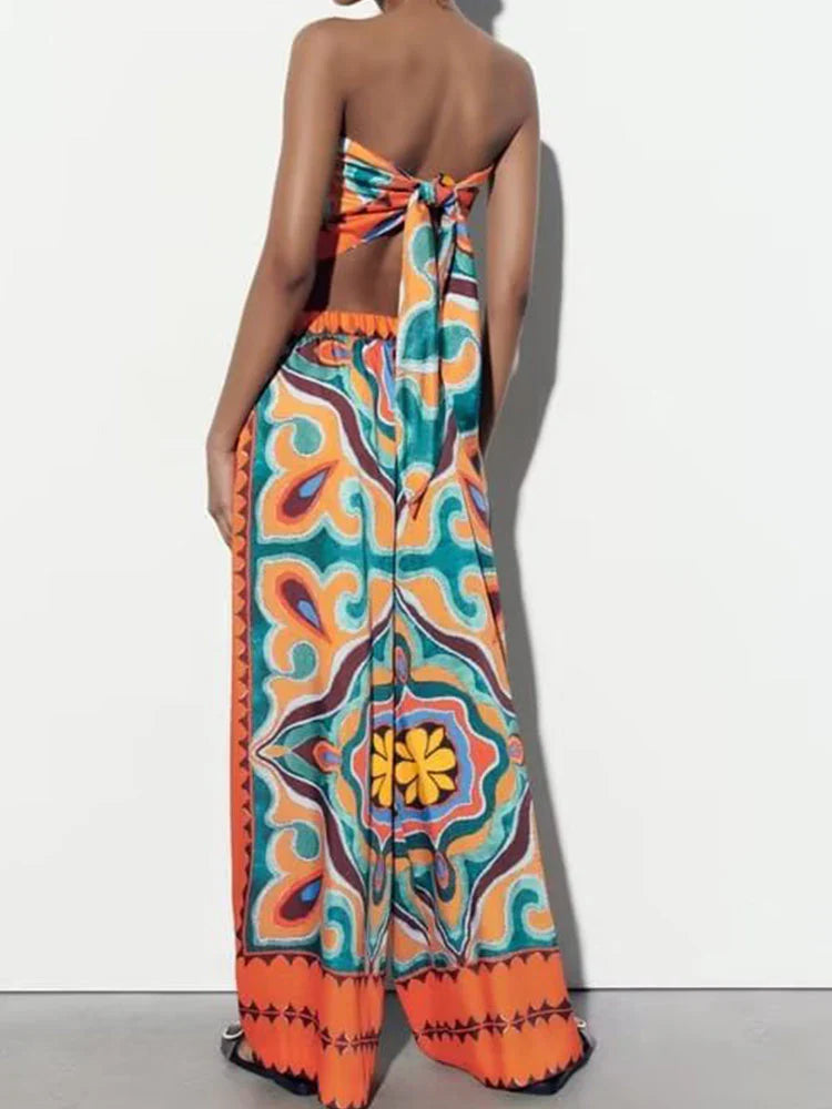 Ayalin – Vibrant Print Summer Set