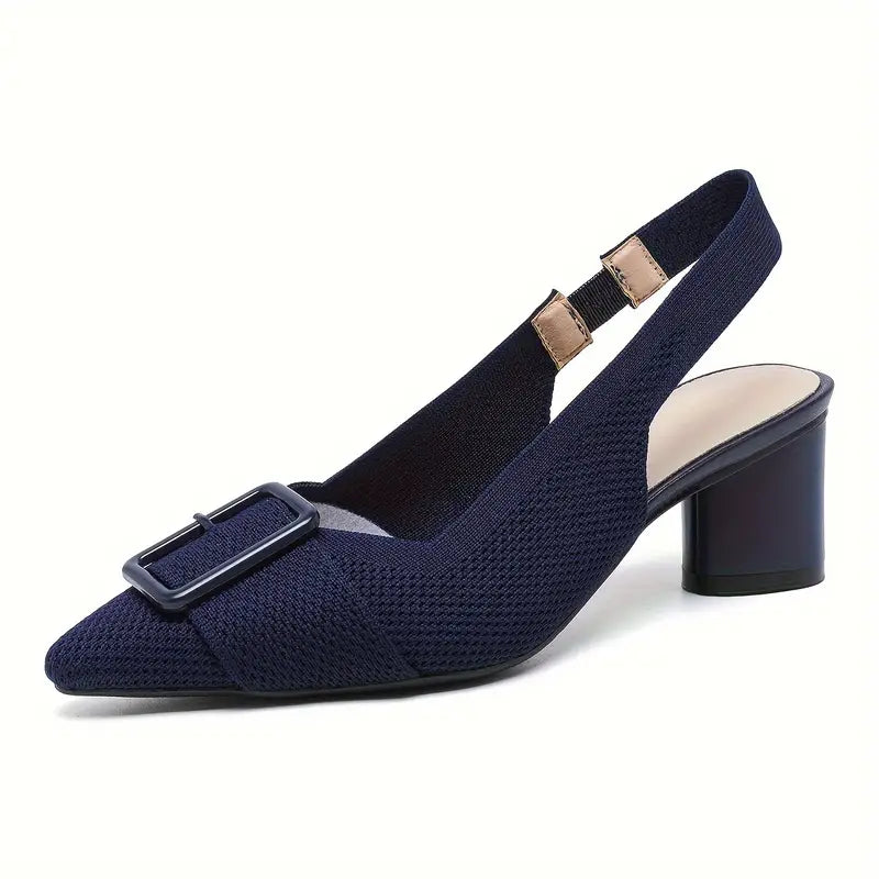 Renavie – Chic Pointed Toe Slingback Sandals