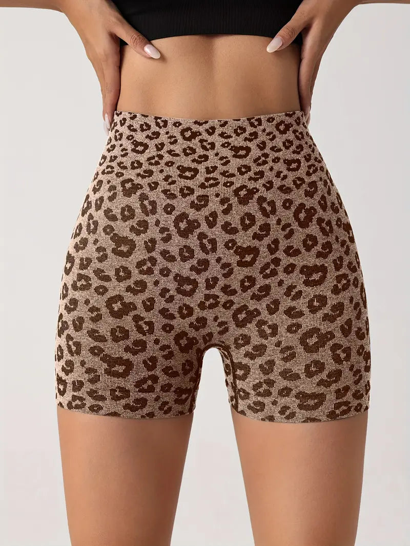 Venice – Seamless Leopard Print Shorts