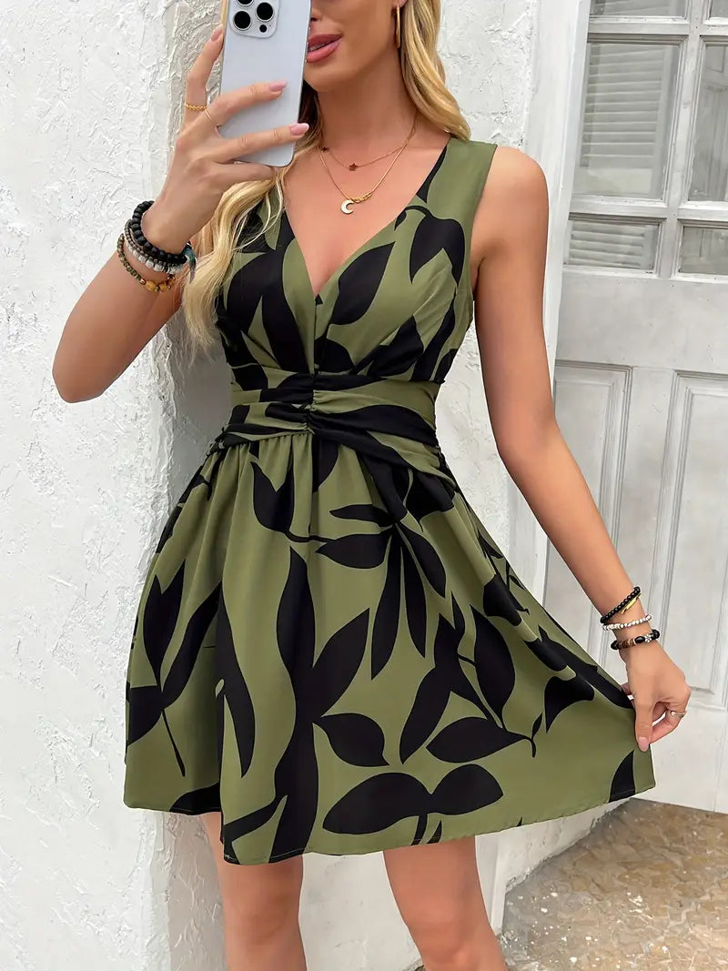 Pamela – Vibrant Sleeveless Dress