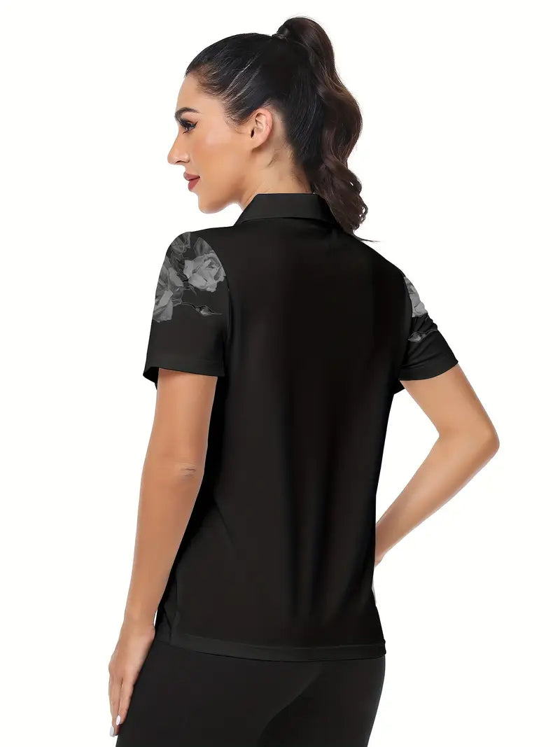 Virelleth – Floral Elegance Polo Shirt