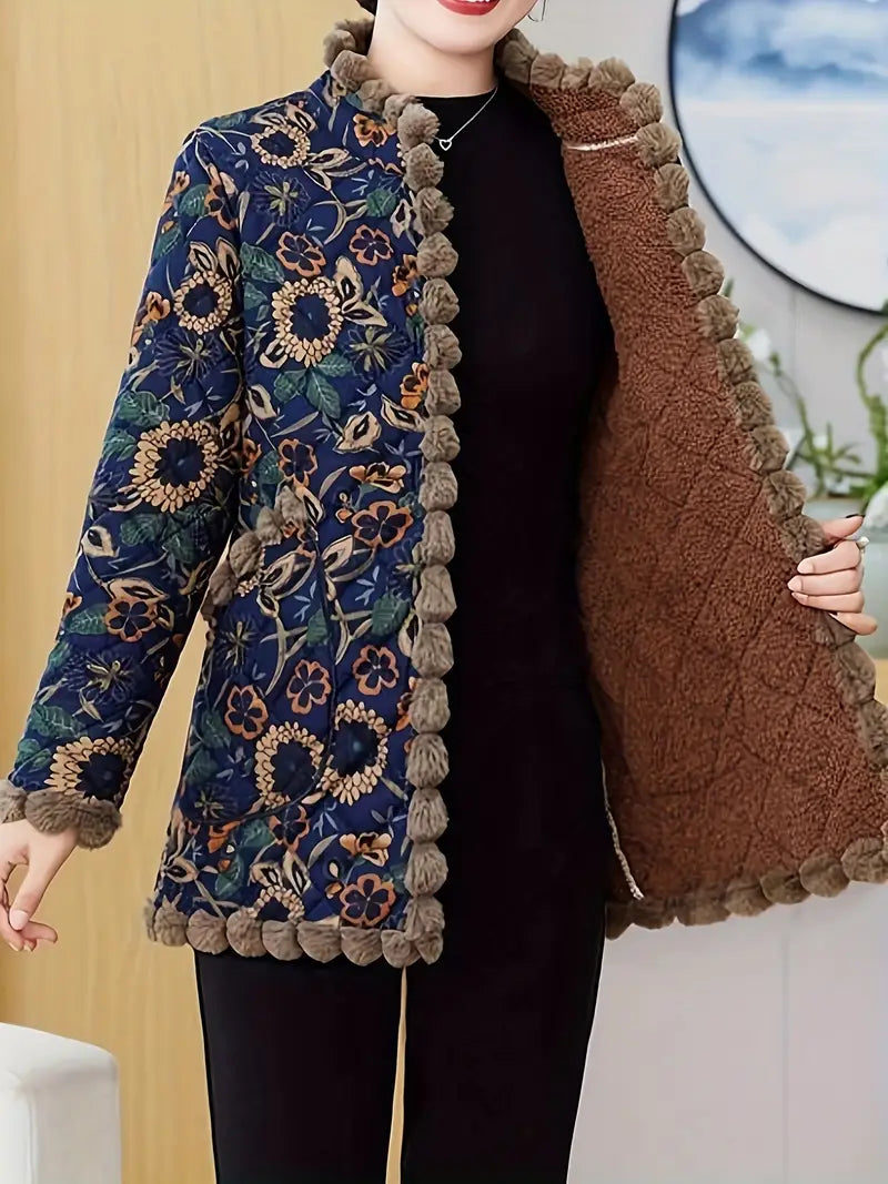 Ruby – Floral  Quilted Jacket