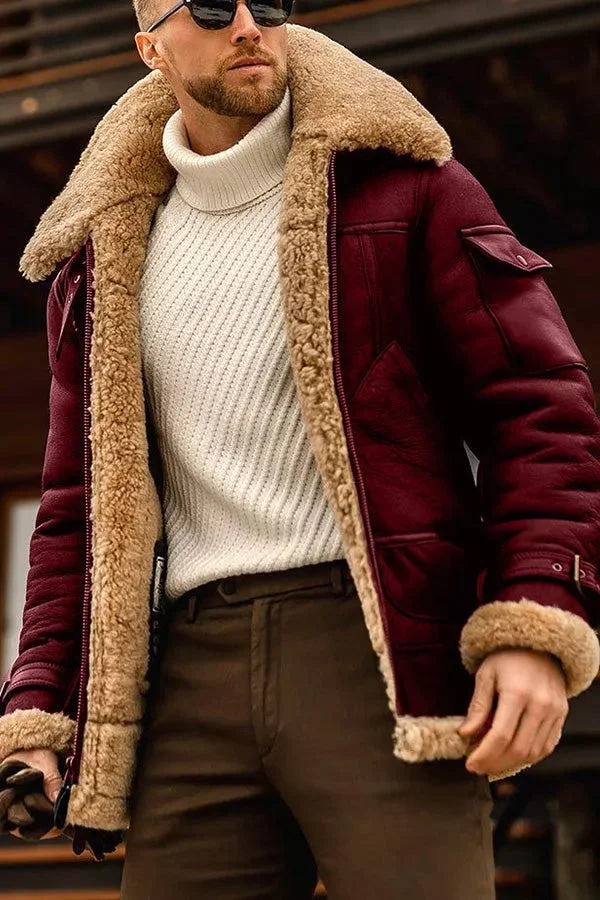 Jorge – Plush Leather Jacket
