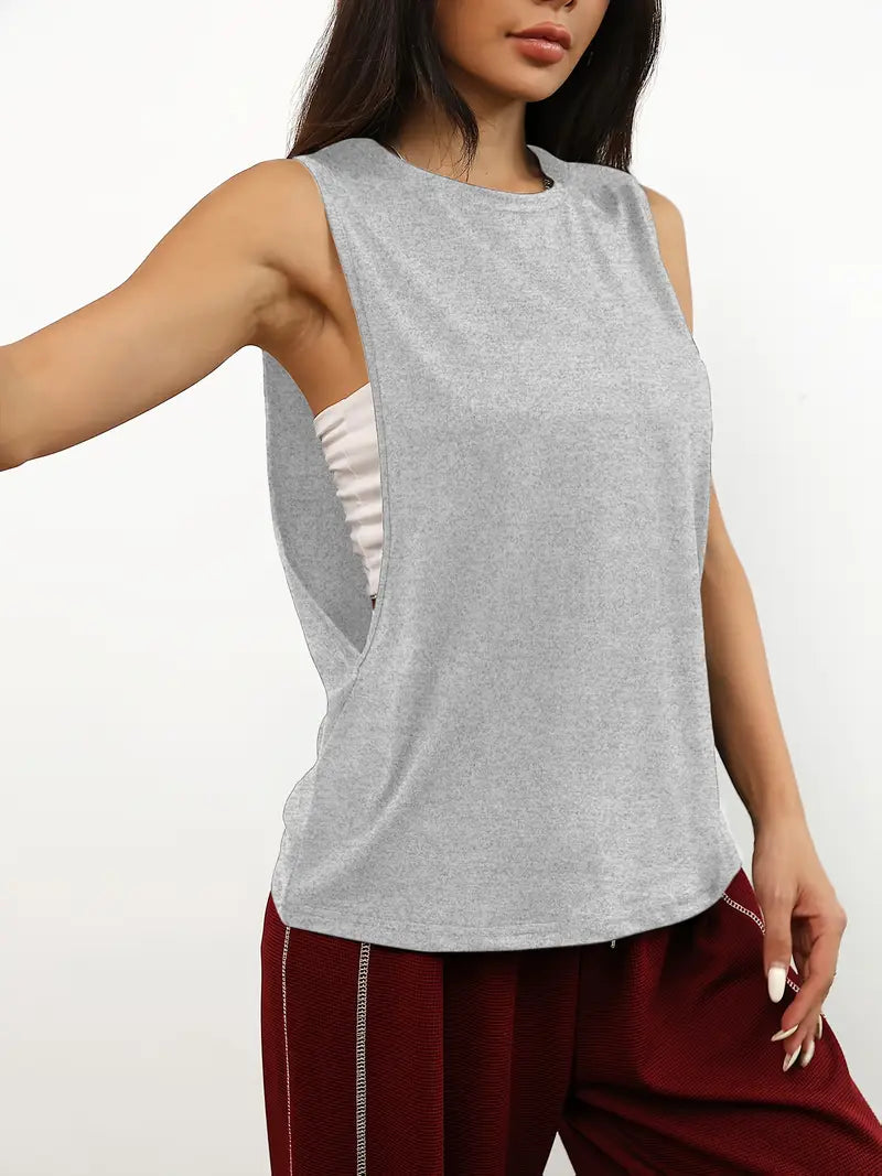 Vexis – Stylish, Sleeveless, Loose-fitting Tank Top