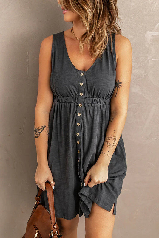 Hellie – Stylish Sleeveless Mini Dress