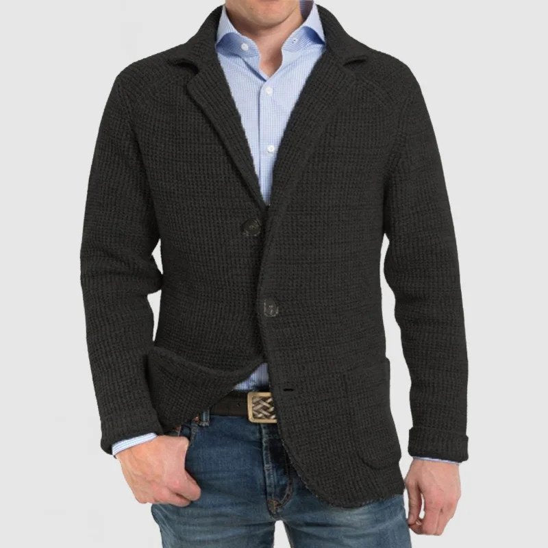 Lois – Elegant Men's Jacket with Long Sleeves and Flap Pockets