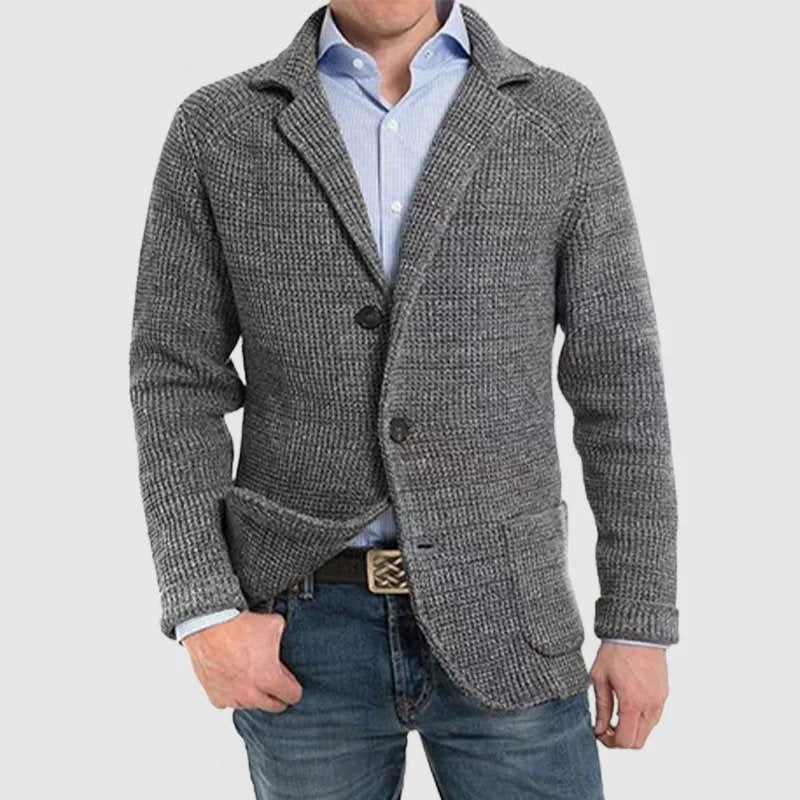 Lois – Elegant Men's Jacket with Long Sleeves and Flap Pockets