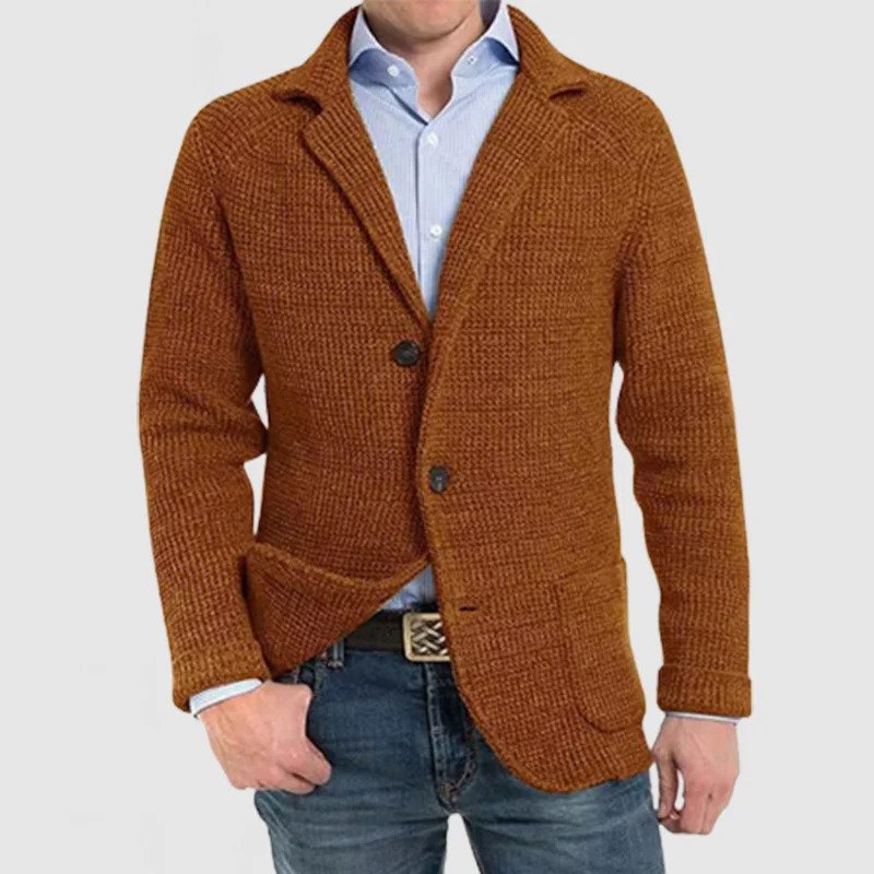 Lois – Elegant Men's Jacket with Long Sleeves and Flap Pockets
