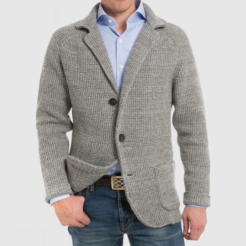 Lois – Elegant Men's Jacket with Long Sleeves and Flap Pockets