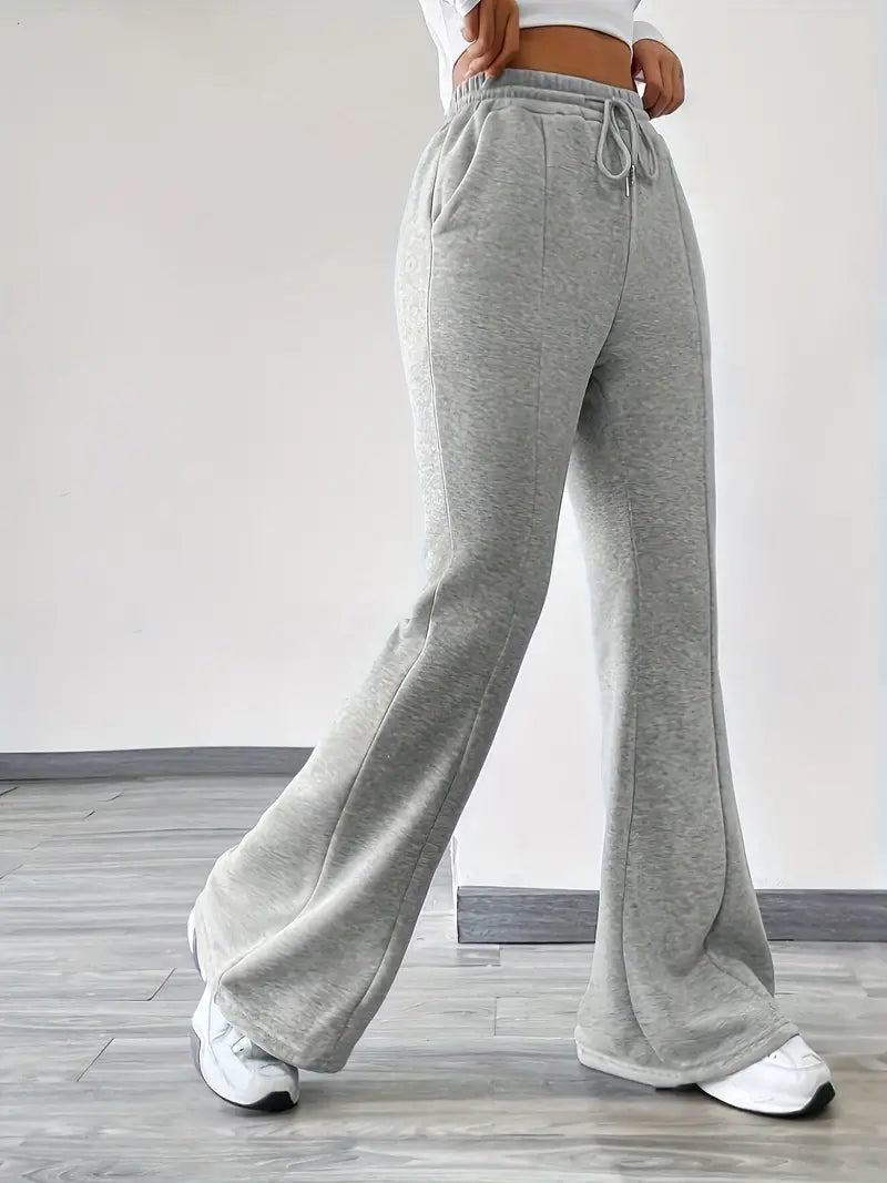 Manju – Flared Cotton Jogging Pants