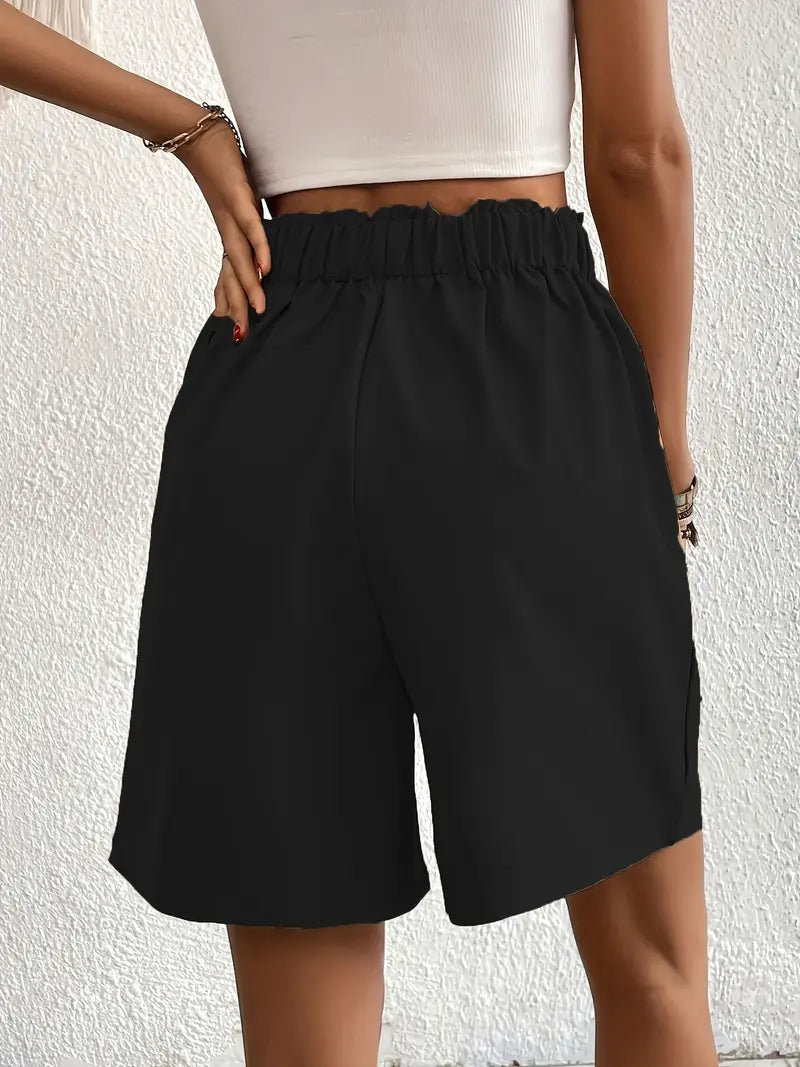Nyx - High Waist Pleated Shorts