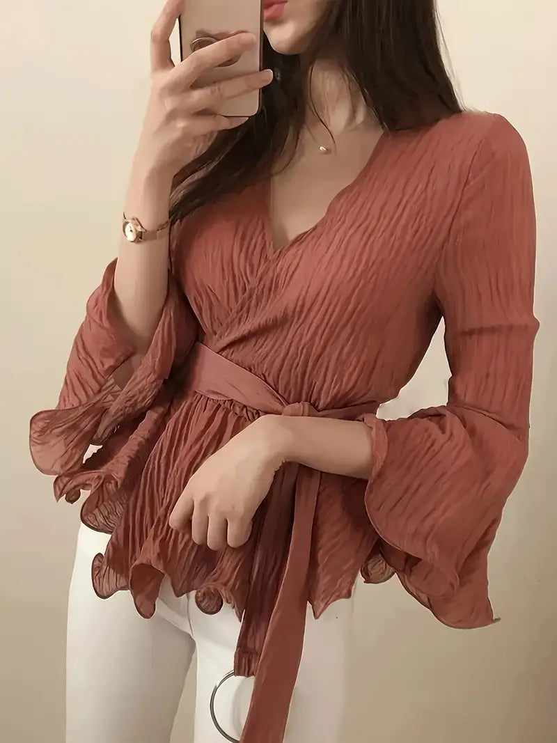 Ohna – Chic Wrap Blouse