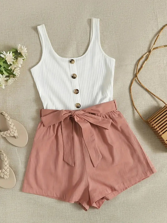 Miyuki – Trendy Sleeveless Romper