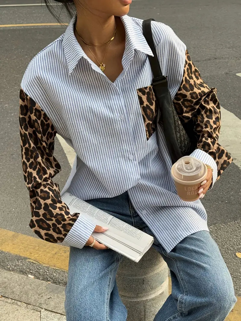 Ester – Trendy Cotton Oversized Shirt