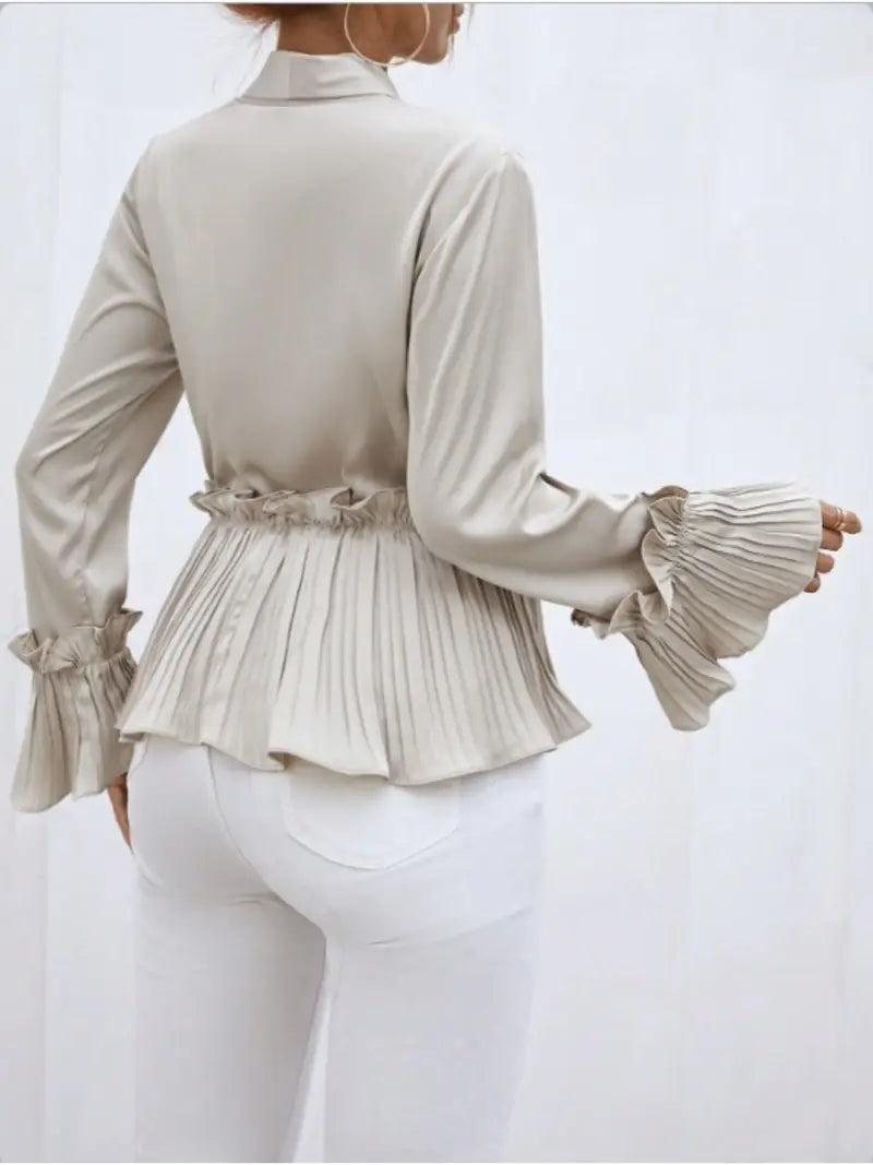 Clea – Elegant Satin Blouse