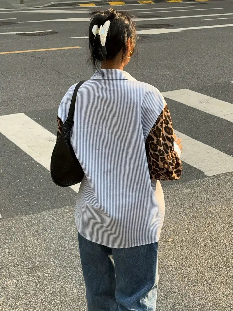 Ester – Trendy Cotton Oversized Shirt