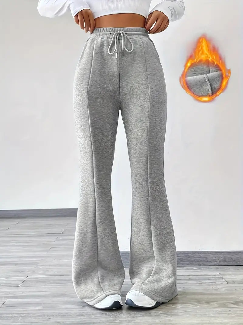 Manju – Flared Cotton Jogging Pants