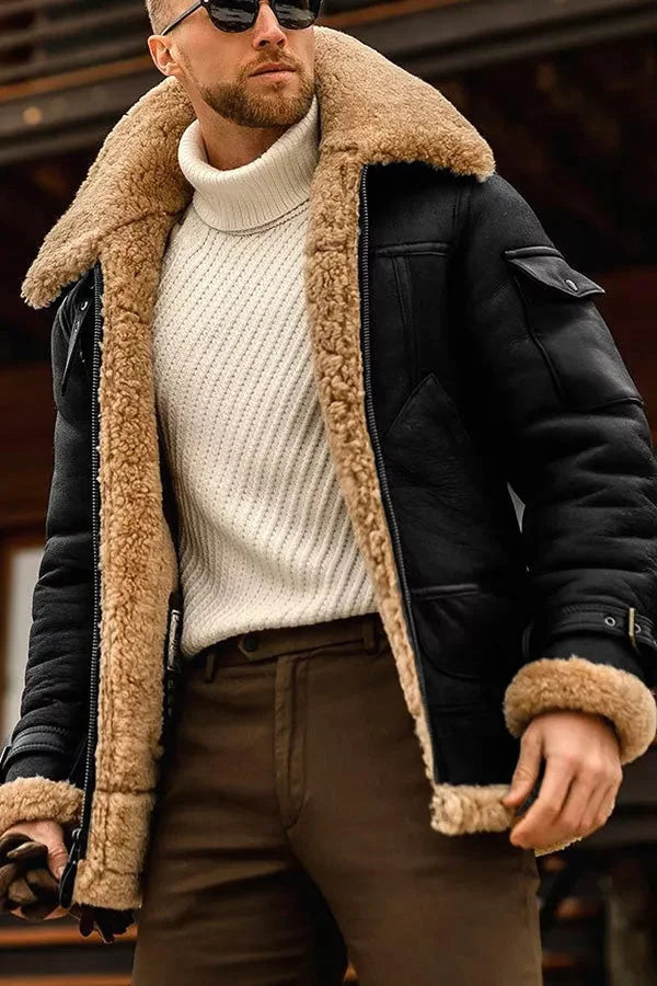 Jorge – Plush Leather Jacket