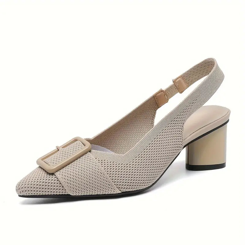 Renavie – Chic Pointed Toe Slingback Sandals