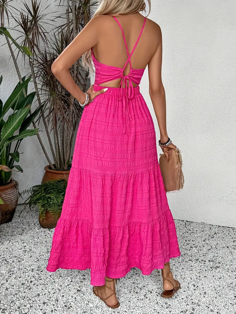 Lunessa – Cotton Halter Neck Dress