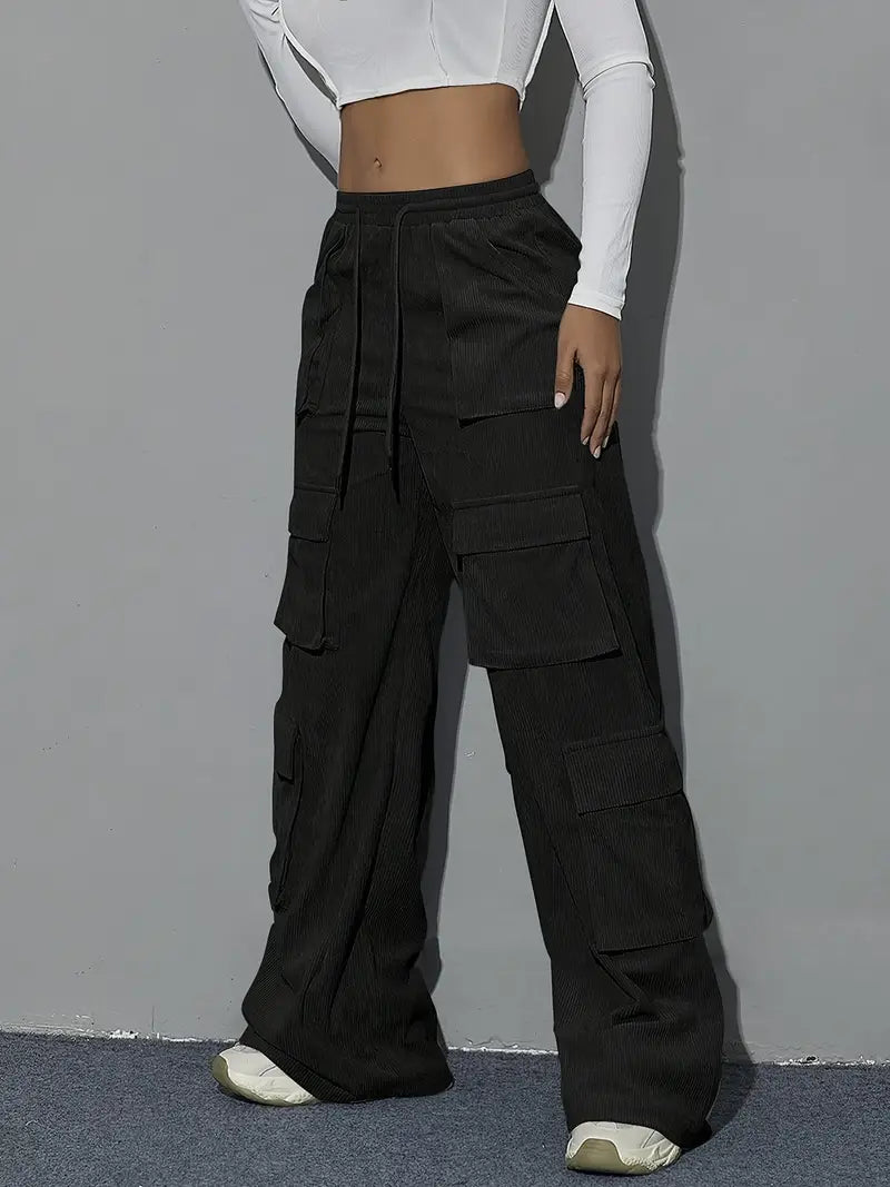 Luneth – Stylish Oversized Cargo Pants