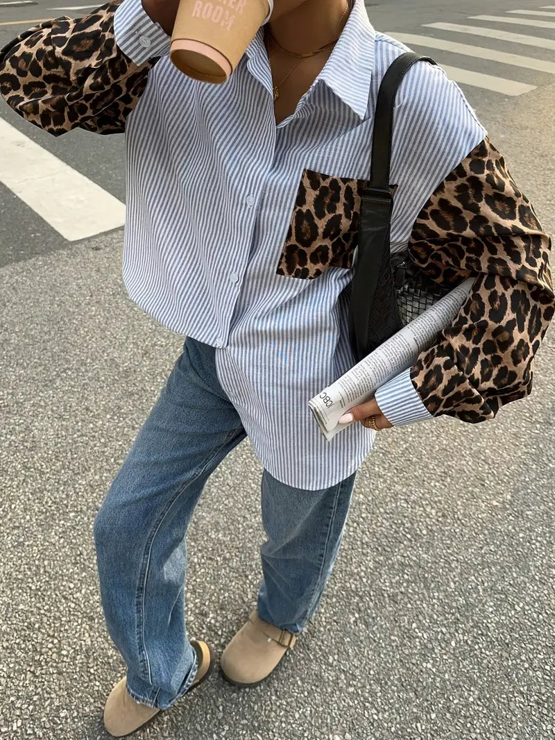 Ester – Trendy Cotton Oversized Shirt