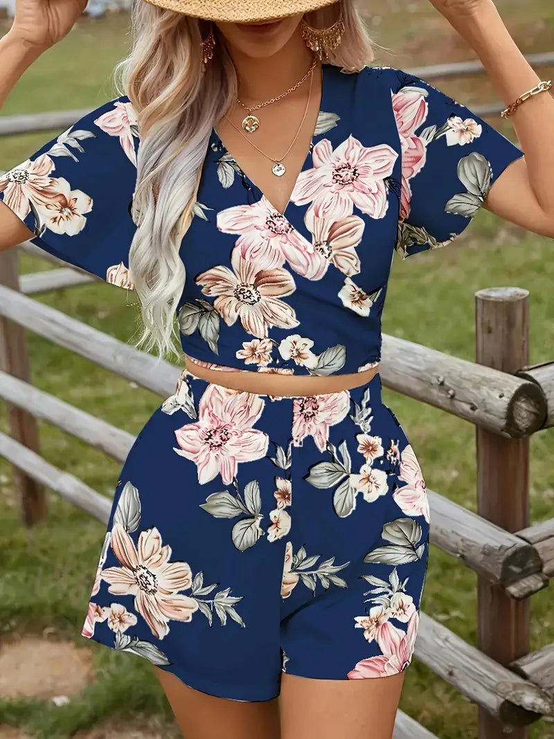 Amor –  Floral Two-piece Set