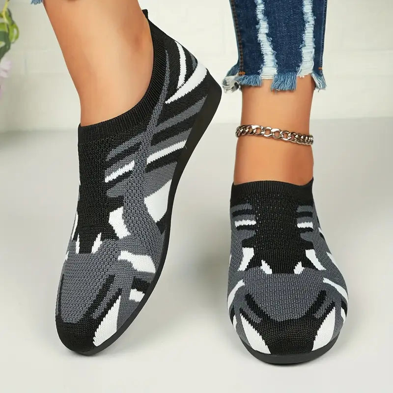 Nytheris – Stylish Breathable Slip-on Knit Shoes