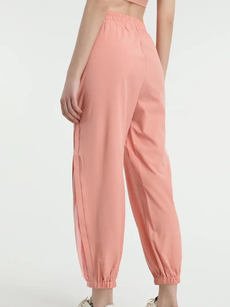Hexaria – Stylish Jogging Pants with Mesh Details
